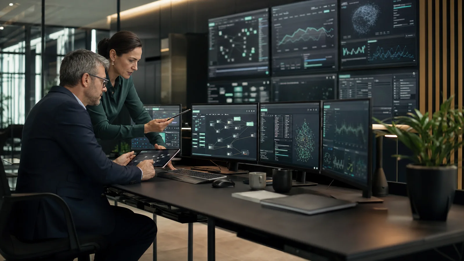 Business and technology leaders implementing practical AI automation